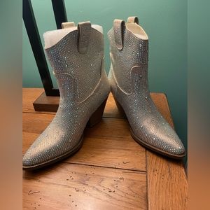 Sequin Cowboy Booties